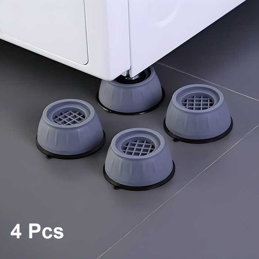 Anti Vibration Pad-Anti-vibration Pads For Washing Machine - 4 Pcs Shock Proof Feet For Washer, Dryer, Great For Home, Laundry Room, Kitchen, Washer, Dryer, Table, Chair, Sofa, Bed (4 Units)