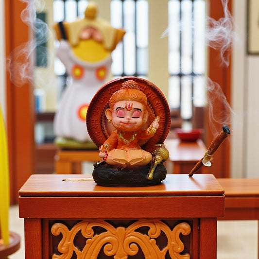 Nook & Nettle Meditating Bal Hanuman Idol