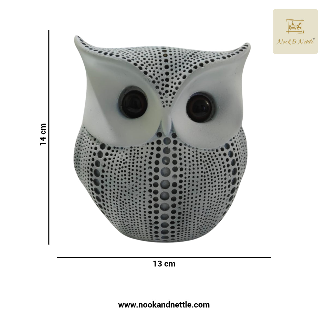N&N Silver Handcrafted Classy Owl