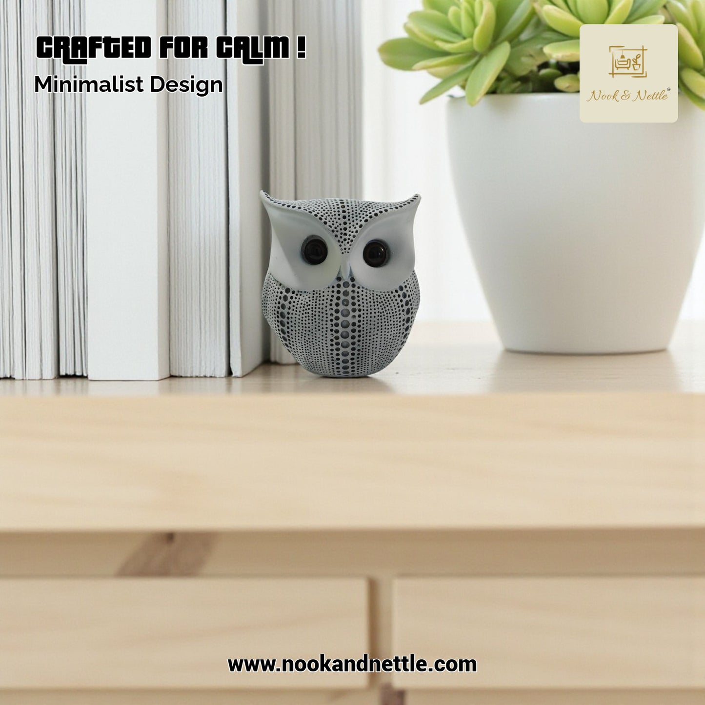 N&N Silver Handcrafted Classy Owl