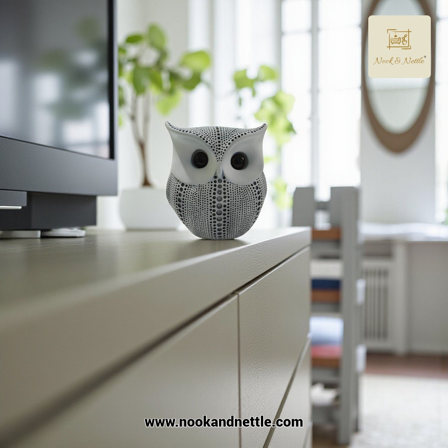 N&N Silver Handcrafted Classy Owl