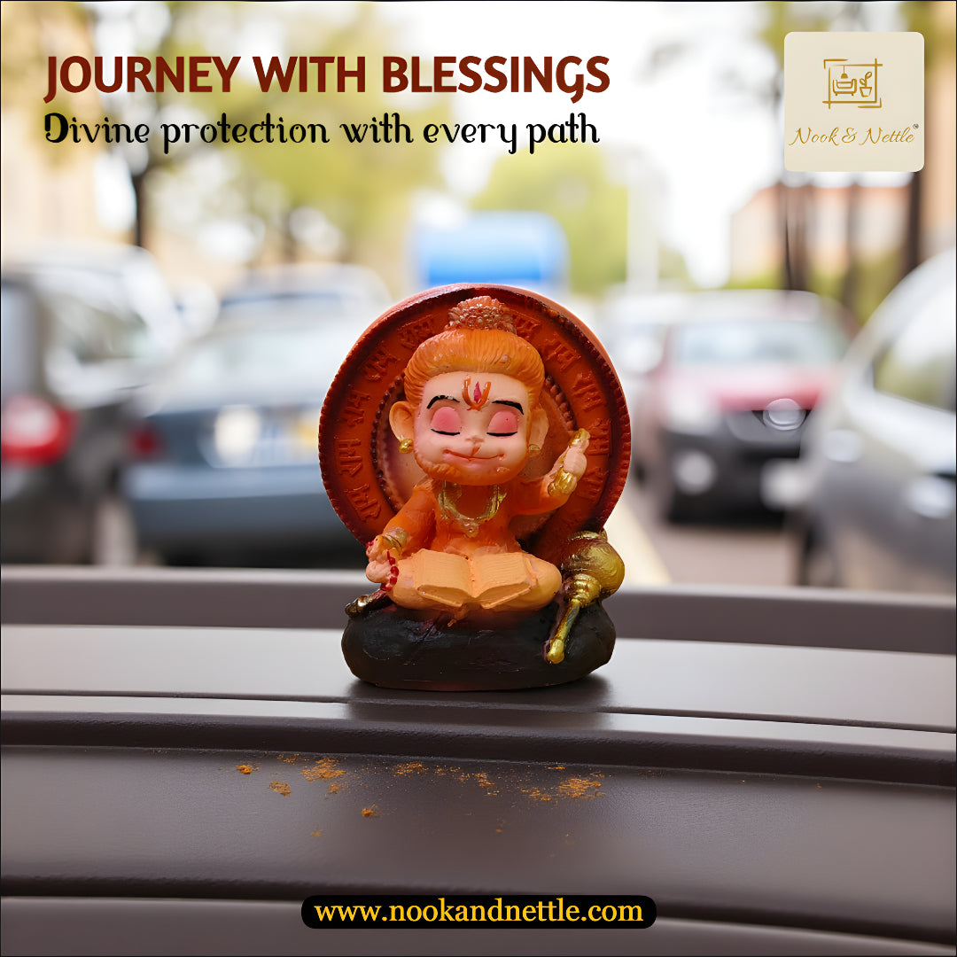 N&N Handcrafted Bal Hanuman Idol for Home & Office Decor