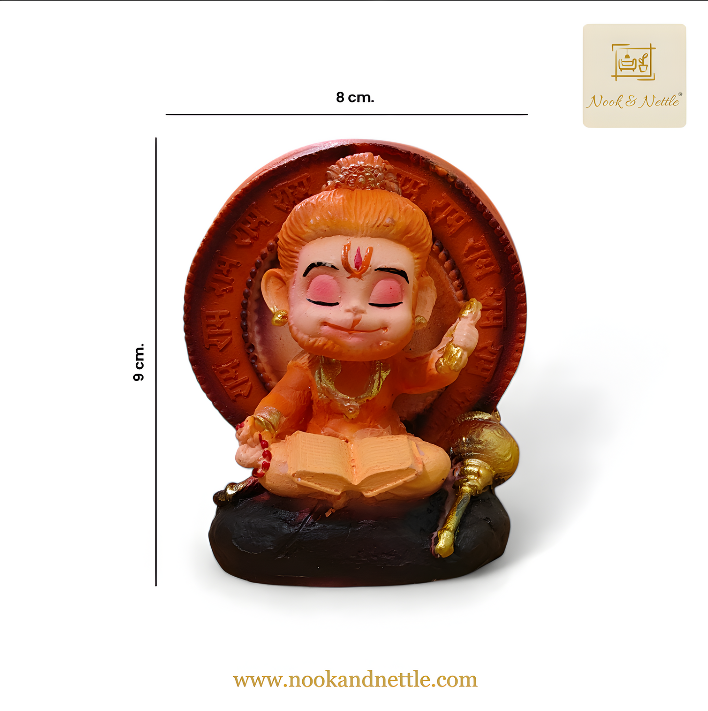 N&N Handcrafted Bal Hanuman Idol for Home & Office Decor